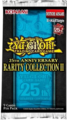 Produktbild von Yu-Gi-Oh! 25th Anniversary Rarity Collection 2 - 1 Booster - Deutsch