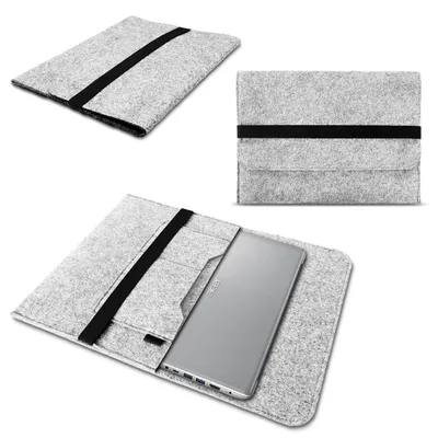 Produktbild von Notebook Tasche Acer Swift 1 2 3 5 7 14 Zoll Hülle Filz Sleeve Case SchutzhülleFarben:Hell Grau