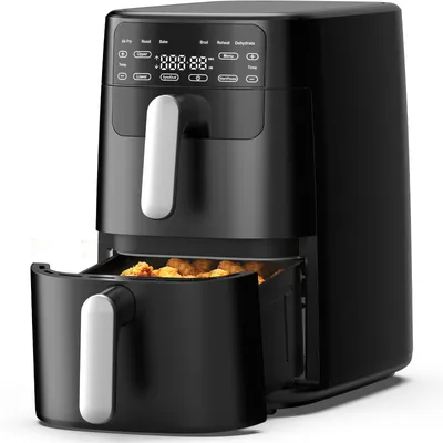 Obrázok produktu pre XXL teplovzdušná fritéza 10 L dvojitý kôš Airfryer 2700 W, Sync-Finish & Dual-Cook, 6 programov, digitálny displej, nepriľnavý povrch, vhodné do umýva