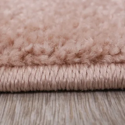 Image de Tapis pour enfants chambre d'enfant Tapis moelleux pour bébé Happy Schaefchen Chambre d'enfant rose, Dimensions:Ø 120 cm Rond