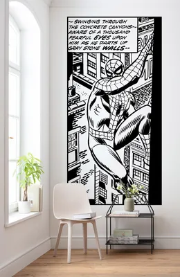 Produktbild von Vlies Fototapete - Spider-Man Classic Climb - Größe 100 x 200 cm