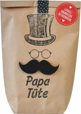 Produktbild von Wundertüte Papa Tüte für den besten Papa mit Flaschenöffner und Lieblingspapa-Luftballon