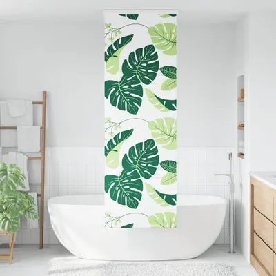 Immagine prodotto di Tenda a Rullo per Doccia Cassonetto 80x240 cm Larghezza Tessuto