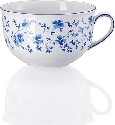 Produktbild von Café-au-lait-Obertasse 0,30 l - FORM 1382 BLAUBLÜTEN - Arzberg - 41382-607671-14852 -