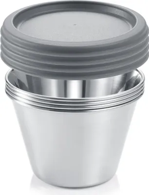 Obrázok produktu pre Tescoma Formičky na panna cottu nerezové GrandCHEF, 4 ks