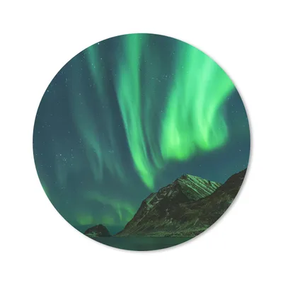 Produktbild von MuchoWow® Mauspad Mousepad Nordlichter - Sternenhimmel - Norwegen 30x30 cm - Mousepads - Maus Mat - Pad - Mausunterlage - Tischunterlage - Schreibtischmatten
