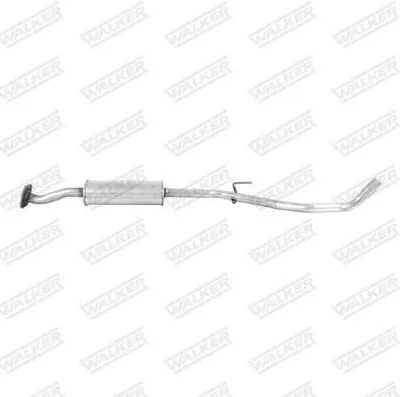 Produktbild von WALKER 23653 Mittelschalldämpfer Schalldämpfer für NISSAN MICRA III (K12)