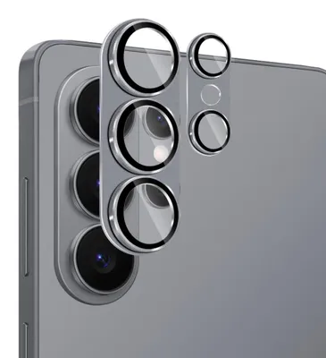 Produktbild von Kamera Schutzglas Linsenschutz für Samsung Galaxy S26 Ultra 9H Hartglas Grau