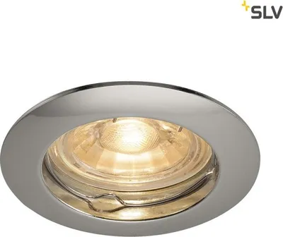 Produktbild von SLV 1000715 PIKA QPAR51 Deckeneinbauleuchte starr chrom max. 50W