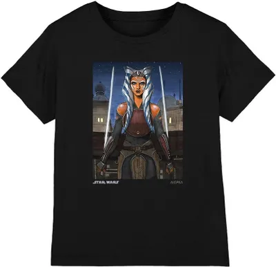 Productafbeelding van Ahsoka - "Heldhaftig" T-shirt voor kinderen, model TV3734 (maat 116) (zwart)