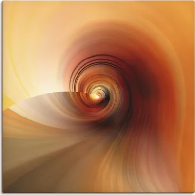 Produktbild von ARTland Leinwandbild Abstraktes in Creme Größe: 30x30 cm