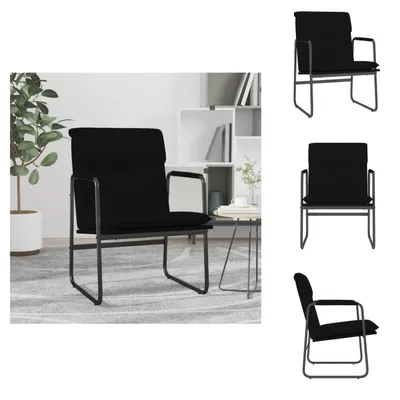 Produktbild von vidaXL Loungesessel Schwarz 55x64x80 cm Kunstleder -  Sessel