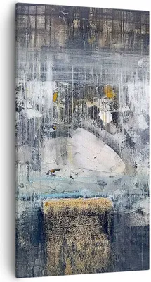 Produktbild von Bild auf Leinwand - Leinwandbild - Abstraktion modern - 55x100cm - Wand Bild - Wanddeko - Leinwanddruck - Bilder - Kunstdruck - Wanddekoration - Leinwand bilder - Wandkunst - PA55x100-3474
