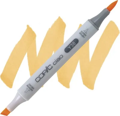 Zdjęcie produktu dla COPIC Ciao dwustronny pędzel i dłuto, Y38 Honey