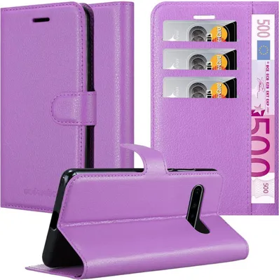 Produktbild von Cadorabo Hülle für LG V60 ThinQ Schutz Hülle in Lila Handyhülle Etui Case Cover Magnetverschluss