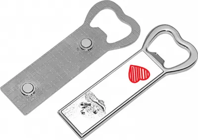Obrázek produktu pro Bedlington teriér - Otevírač na láhve s psem, personalizovaný otevírač na ledničku, jedinečný dárek pro muže od značky Art-Dog.