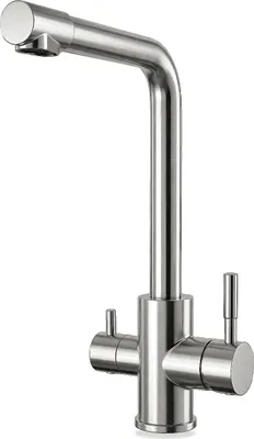 Produktbild von BEM 3-Wege Wasserhahn – Edelstahl 18/10, matt gebürstet