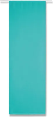 Produktbild von Flächenvorhang Alessia blickdicht, mit Zubehör, Maße: 60x245cm, Farbe: Türkis