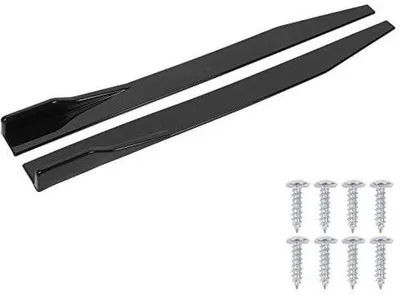Produktbild von Famanu Spoiler Glänzend Schwarz - Universelle Montage - 2 Stück - Polypropylen - 120 cm