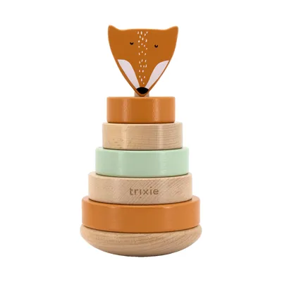 Produktbild von Trixie Holz-Stapelturm - Lernspielzeug Mr. Fox -Holz
