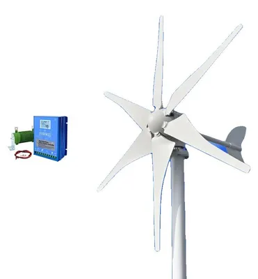 Image de Éolienne, production d'énergie efficace, construction durable, avechybride, 4000 W, 48 V