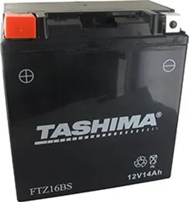 Image de Batterie Plomb étanche Sans Entretien Prête à L'emploi 12v, 14a. L: 150, L: 86, H:161mm, + à Gauche Pour Motos, Quads Et Motocul