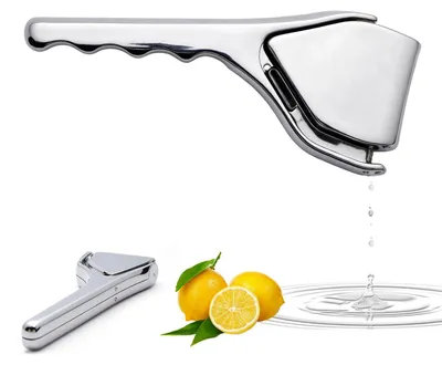 Produktbild von Handzitruspresse Zitronenpresse Orangenpresse - Handbetrieb - Edelstahl - Orange