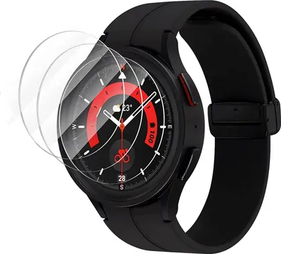 Image de 3X verre trempé pour Samsung Galaxy Watch 5 Pro 45 mm film blindé protection d'écran 9H