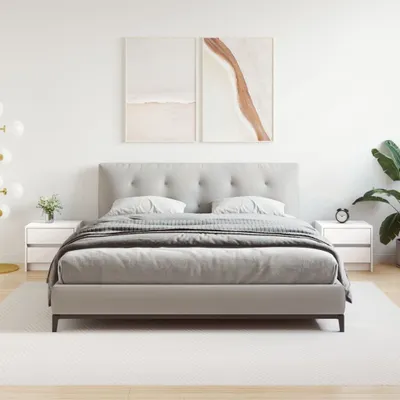 Obrázek produktu pro vidaXL Noční stolky 2 ks. Bílé 40x31x35,5 cm z masivního borovicového dřeva