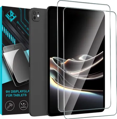 Produktbild von 2x 9H Tablet Schutzglas für Apple iPad Pro 8. Gen (M5) 13 Zoll 2025 Displayglas Displayschutz