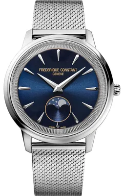 Immagine prodotto di Frederique Constant Analogico 'Moneta Moonphase' Unisex Uhr FC-206N3S6B