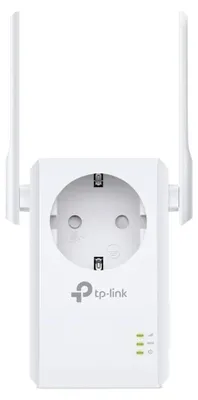 Imagen del producto de Repetidor WLAN TP-Link TL-WA860RE con enchufe (300 Mbps, amplificador WLAN, enchufe integrado, puerto LAN, control mediante aplicación, compatible con todos los dispositivos WLAN comunes) – color blanco