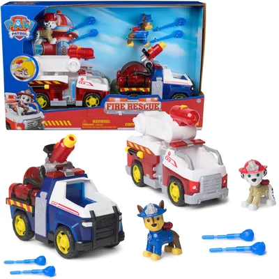 Zdjęcie produktu dla Psi Patrol: Fire Rescue 2-pak pojazdów tematycz