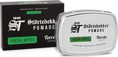 Produktbild von Störtebekker® Premium Pomade Wasserbasiert Fresh Apple - Pomade 'Torreto Series' - Haarwachs 125ml