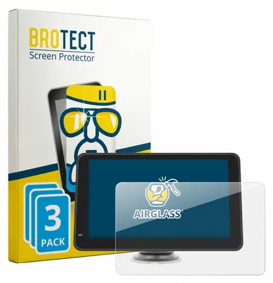 Produktbild von 3x BROTECT Schutzglas für geekmaxi SD7293A 7" Schutzfolie Panzer Folie Glas Display Schutz klar