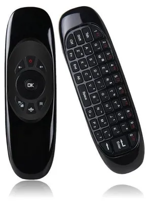 Produktbild von Techstar® R15 Wireless-Tastatur, QWERTY, Air Mouse, Mini-Fernbedienung, 2,4-GHz-Funkverbindung, Gyroskop, für IR-PC, Smart-TV, Android-Box