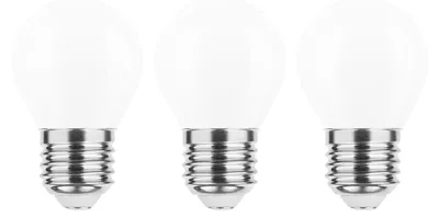 Produktbild von Modee E27 LED Filamentlampe P45 4W 470lm 2700K Warmweiß 3 Stück