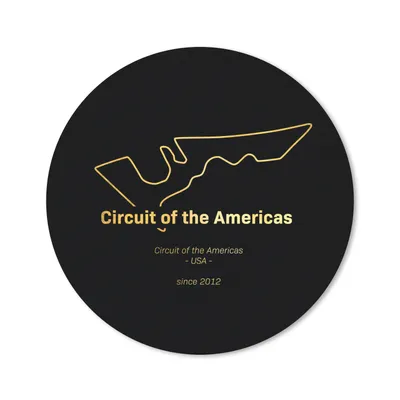 Produktbild von MuchoWow® Mauspad Mousepad Formel 1 - Amerika - Rennstrecke 40x40 cm - Mousepads - Maus Mat - Pad - Mausunterlage - Schreibtisch Accessoires
