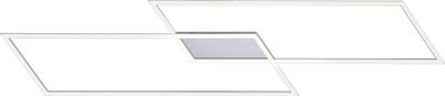 Paul Neuhaus LED Deckenleuchte Silber 113,2 x 24,2 x 6,8  cm Dimmbar