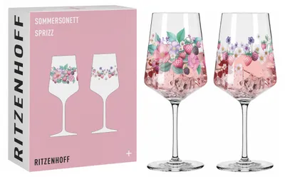 Produktbild von Ritzenhoff 6011004 Aperitifglas 2er-Set F25 SOMMERSONETT Sprizz 2025