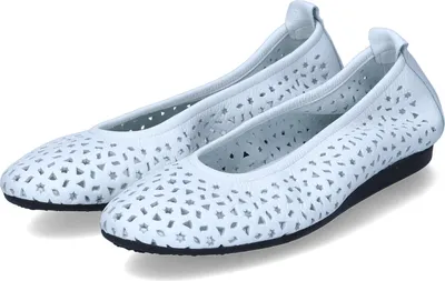 Produktbild von Arche Damen Ballerinas LILLY Weiß Glattleder Größe: 41