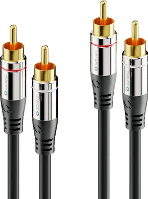 Immagine prodotto di Cavo RCA stereo SONERO, 3,0 m, nero