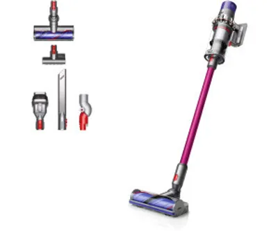 Produktbild von Dyson V10 Extra Kabelloser Staubsauger mit leistungsstarker Saugkraft, Bis zu 60 Minuten Laufzeit, Beutellos, HEPA-Filter, Inklusive Elektrobürste