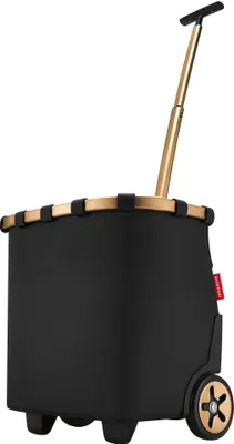 Produktbild von reisenthel carrycruiser frame gold Einkaufstrolley Schwarz Gold - Schwarz