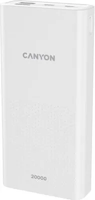 Zdjęcie produktu dla Canyon PB-2001, 20000 mAh, Litowo-polimerowy (LiPo), Biały