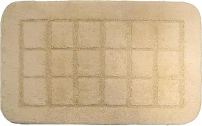 Produktbild von Ridder DELHI Badematte 50x80cm Anti-Rutsch, 100% polyester, Beige