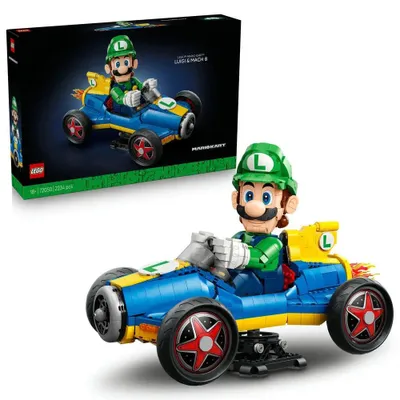 Obrázek produktu pro LEGO Super Mario Mario Kart™ – Luigi a Mach 8, Sada na stavění, 18 rok/roky, Plast, 2234 kusů, 2,94 kg