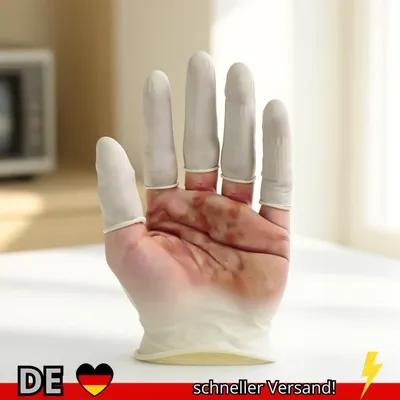 Produktbild von 20 200 Stück Gummi-Fingerschutzabdeckungen Verschleißfest Hochelastisch