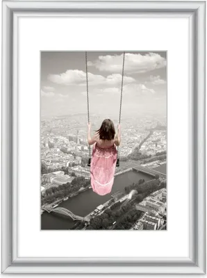 Produktbild von Hama Kunststoffrahmen "Swing", Silber, 20 x 30 cm