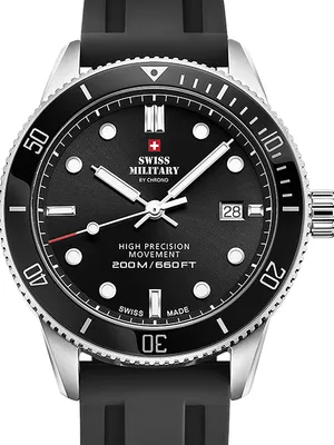 Produktbild von Swiss Military SM34088.07 Diver Quarz Herrenuhr 42mm 20ATM